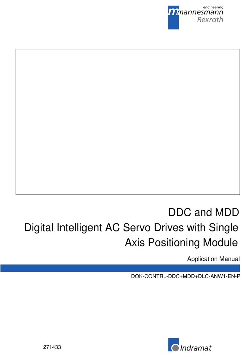 Mannesmann Rexroth Indramat DDC Series Applications manual
