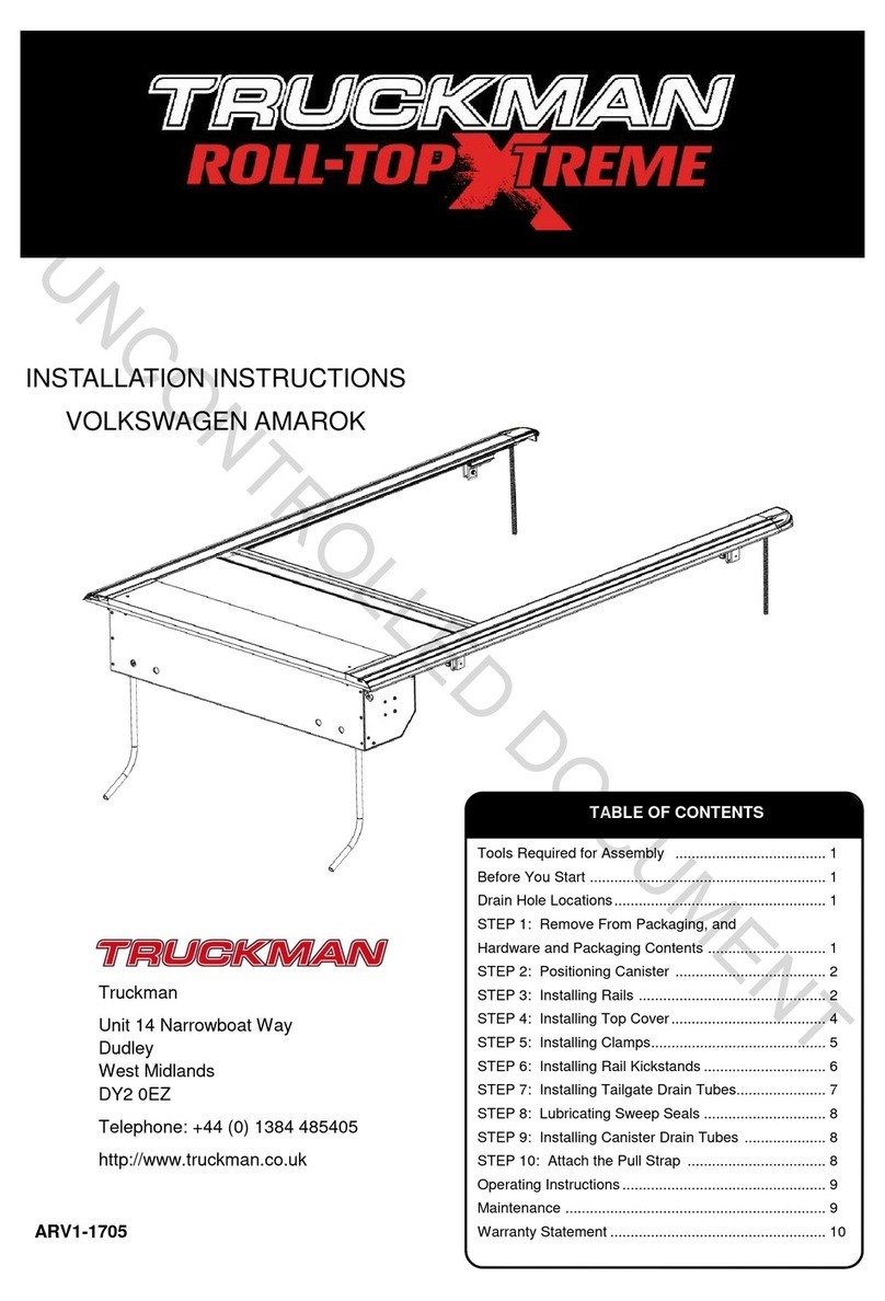 Truckman Roll-Top Xtreme installation instructions