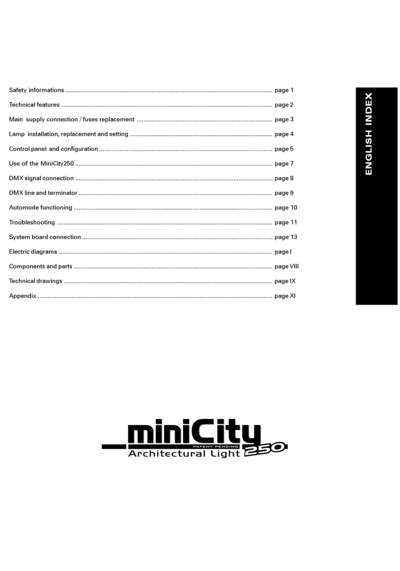 STUDIODUE MiniCity250 User manual