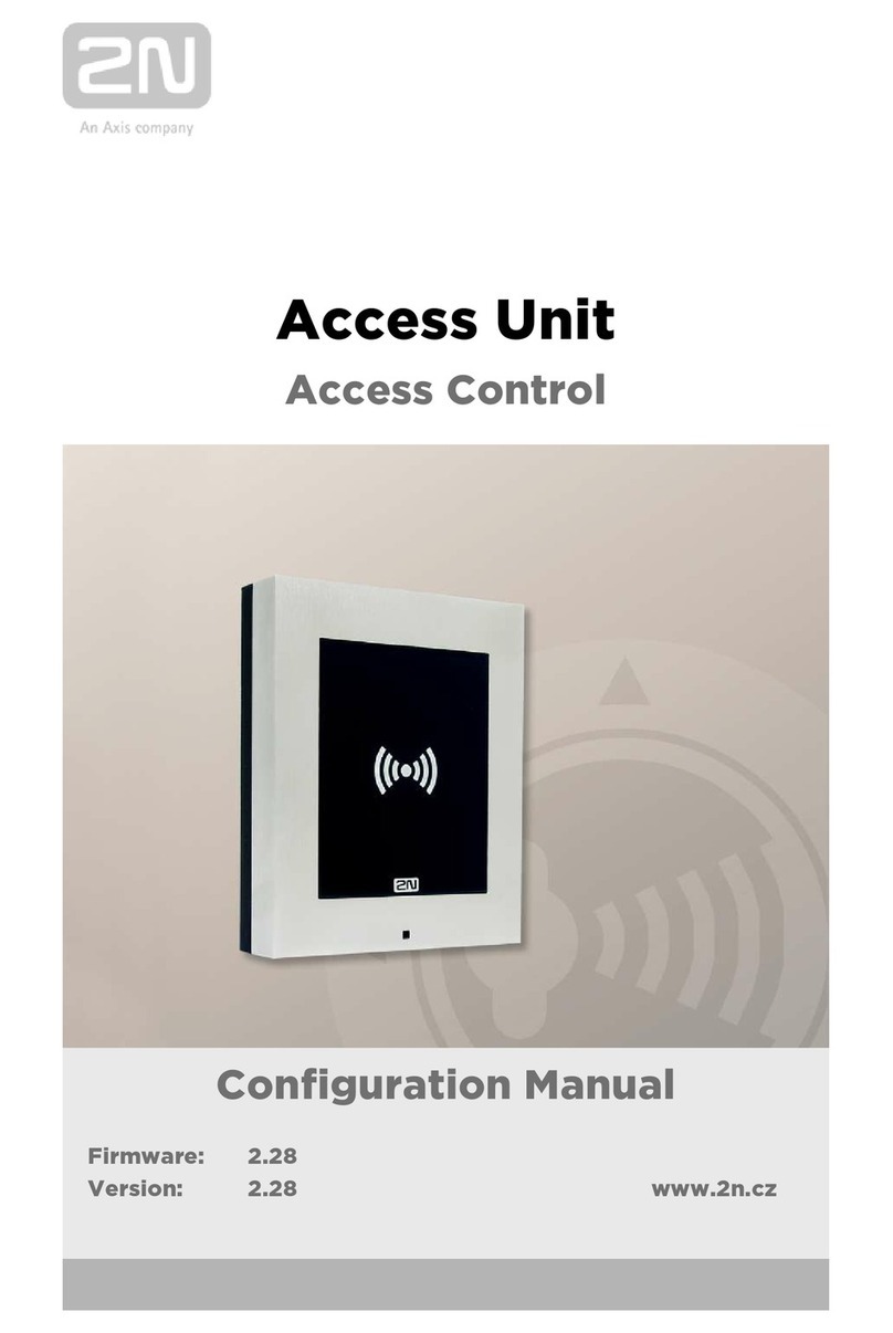 Axis 2N Access Unit Configuration manual