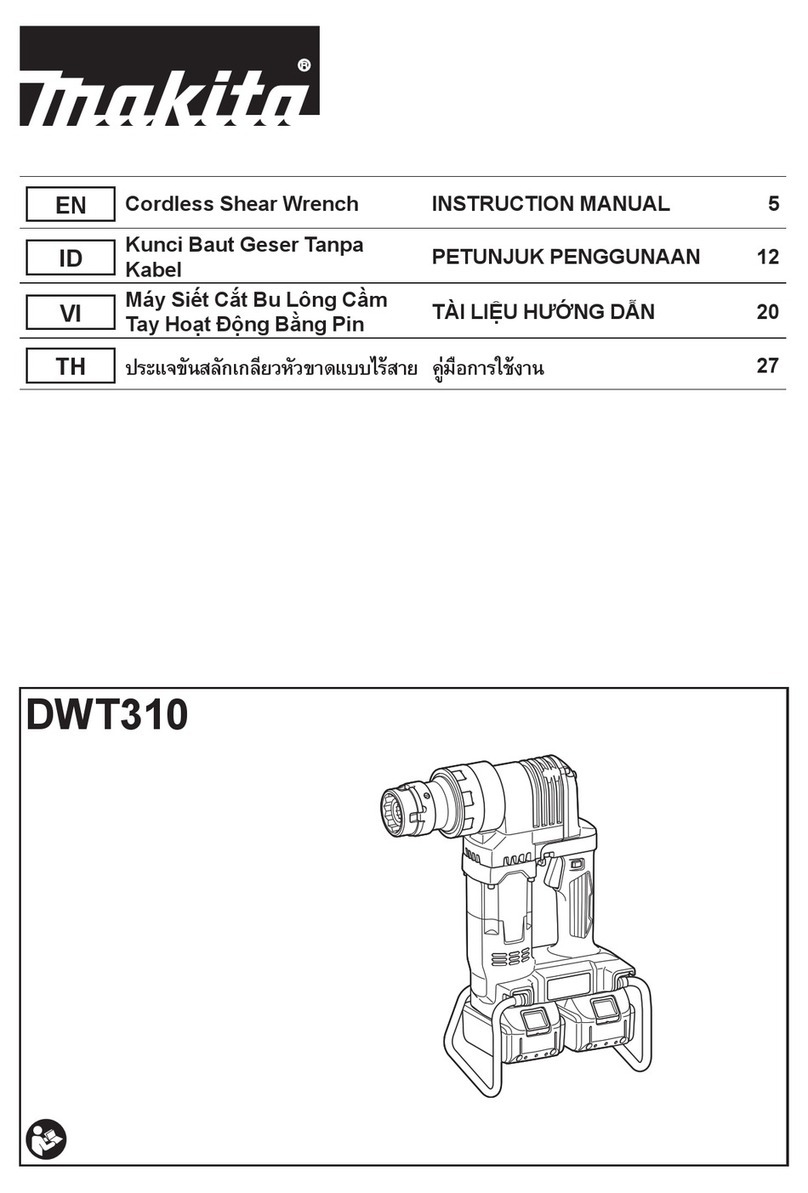 Makita DWT310 instruction manual