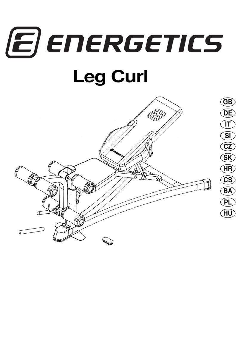 Energetics DPB 2.1 Leg Curl User manual Energetics DPB 2.1 Leg Curl User manual