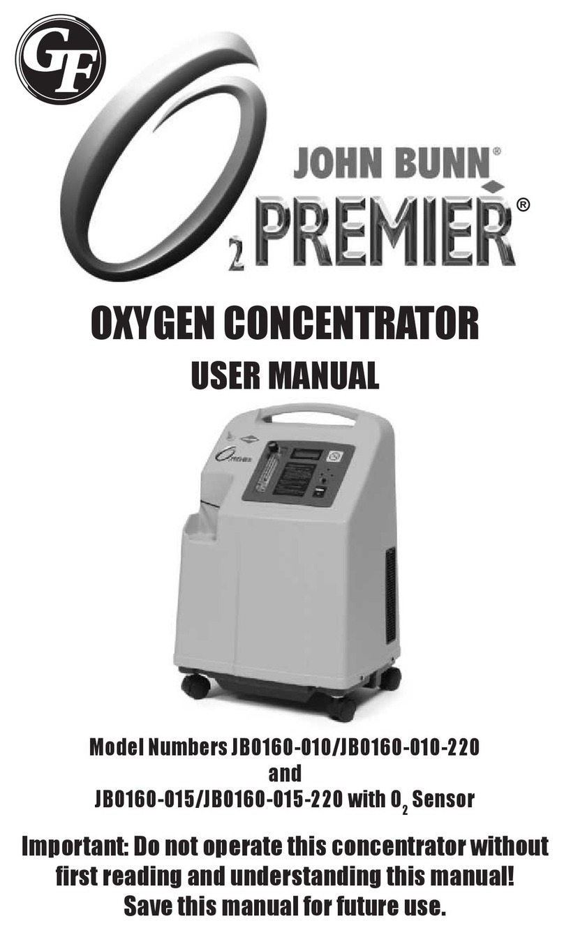 GF John Bunn O2 Premier JB0160-010 User manual
