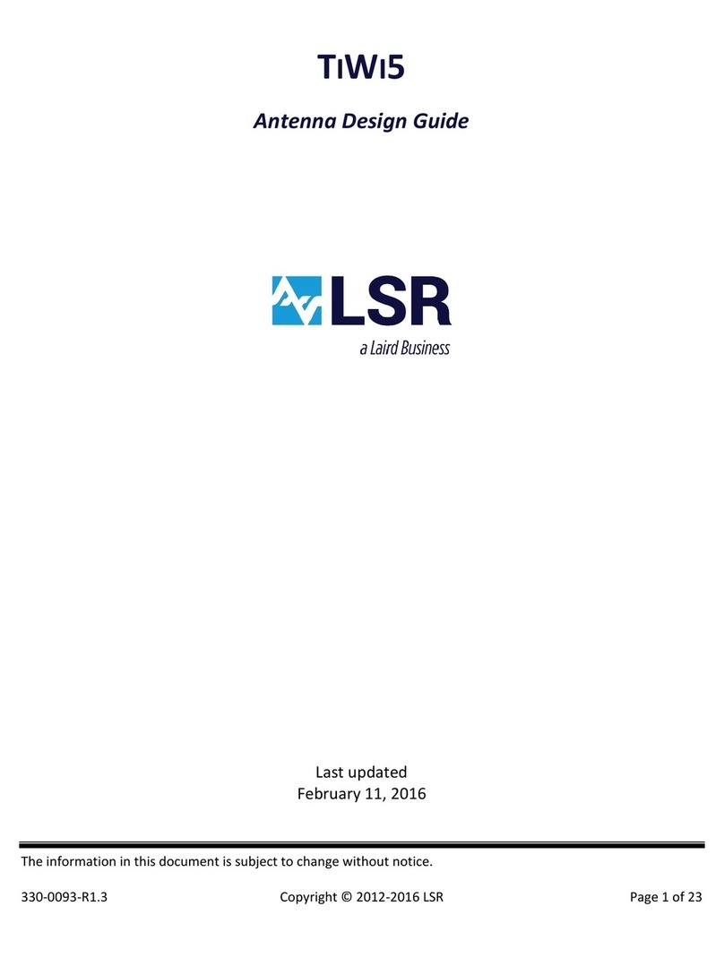 LSR TIWI5 Design guide LSR TIWI5 Design guide