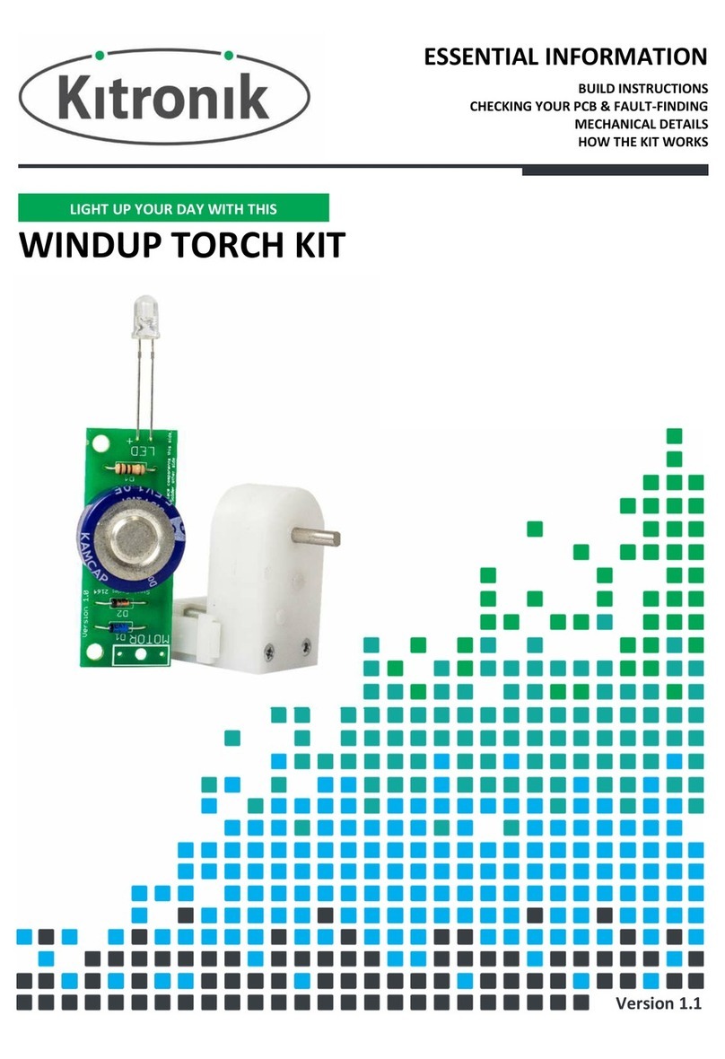 Kitronik WIND UP TORCH KIT Essential information