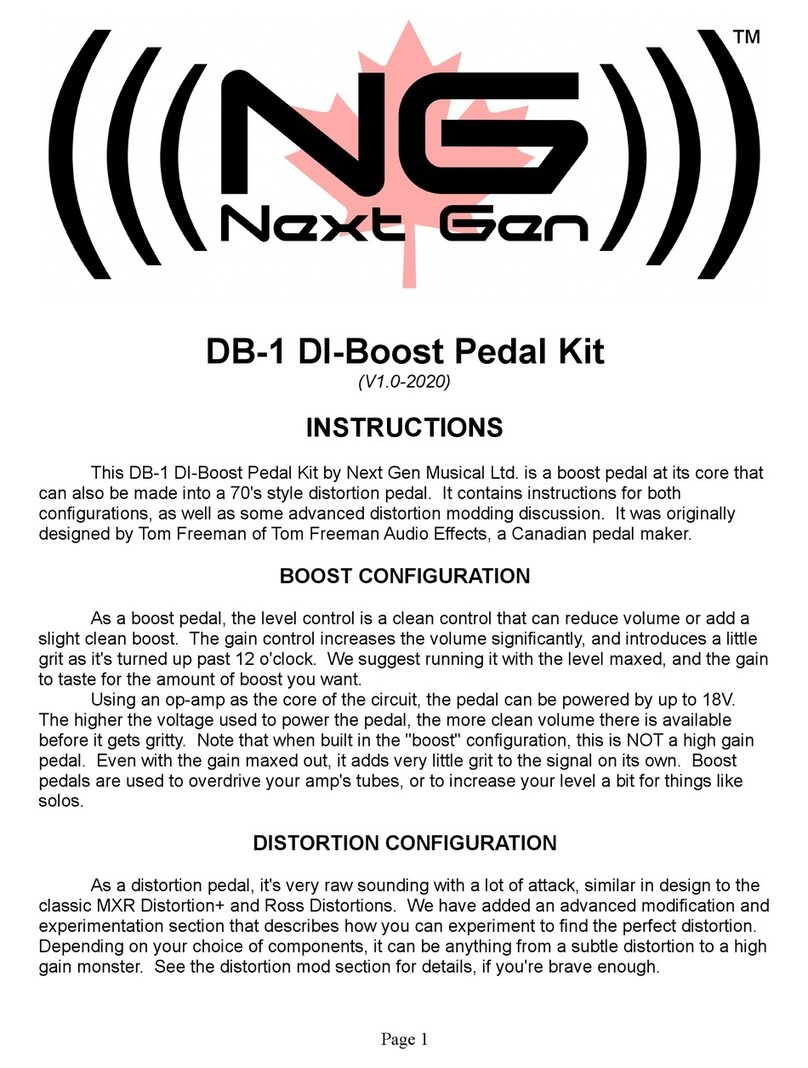 NextGen DB-1 instructions