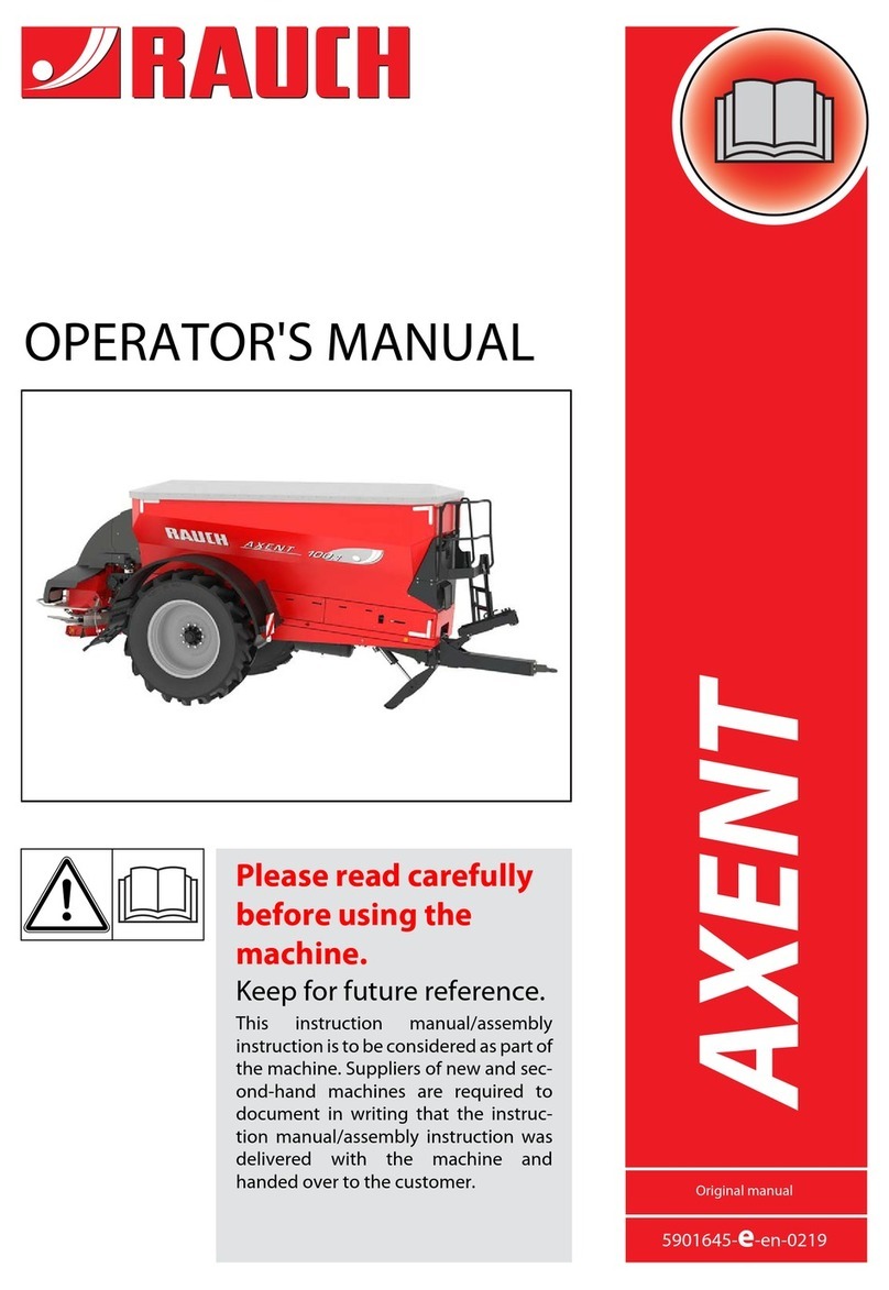 Rauch AXENT Series User manual Rauch AXENT Series User manual