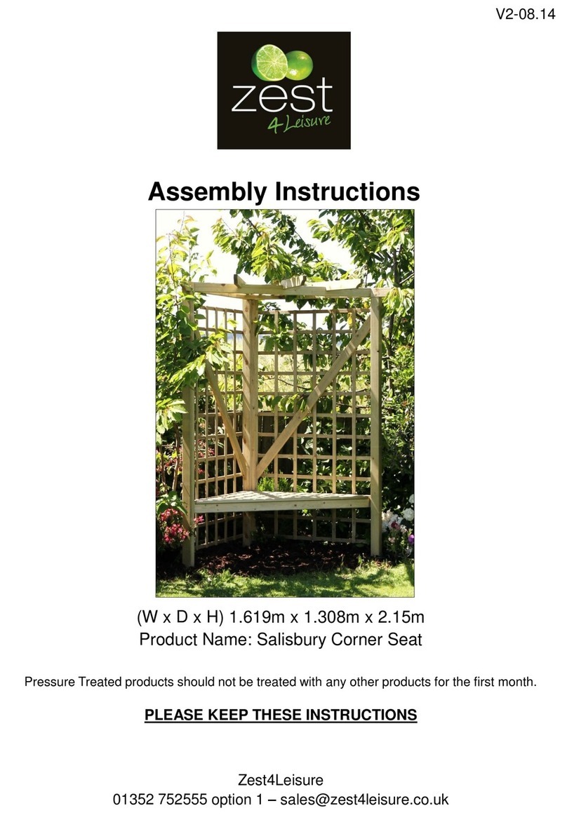 Zest 4 Leisure Salisbury User manual