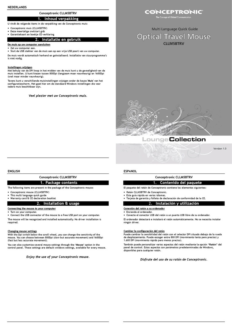 Conceptronic CLLM5BTRV User manual