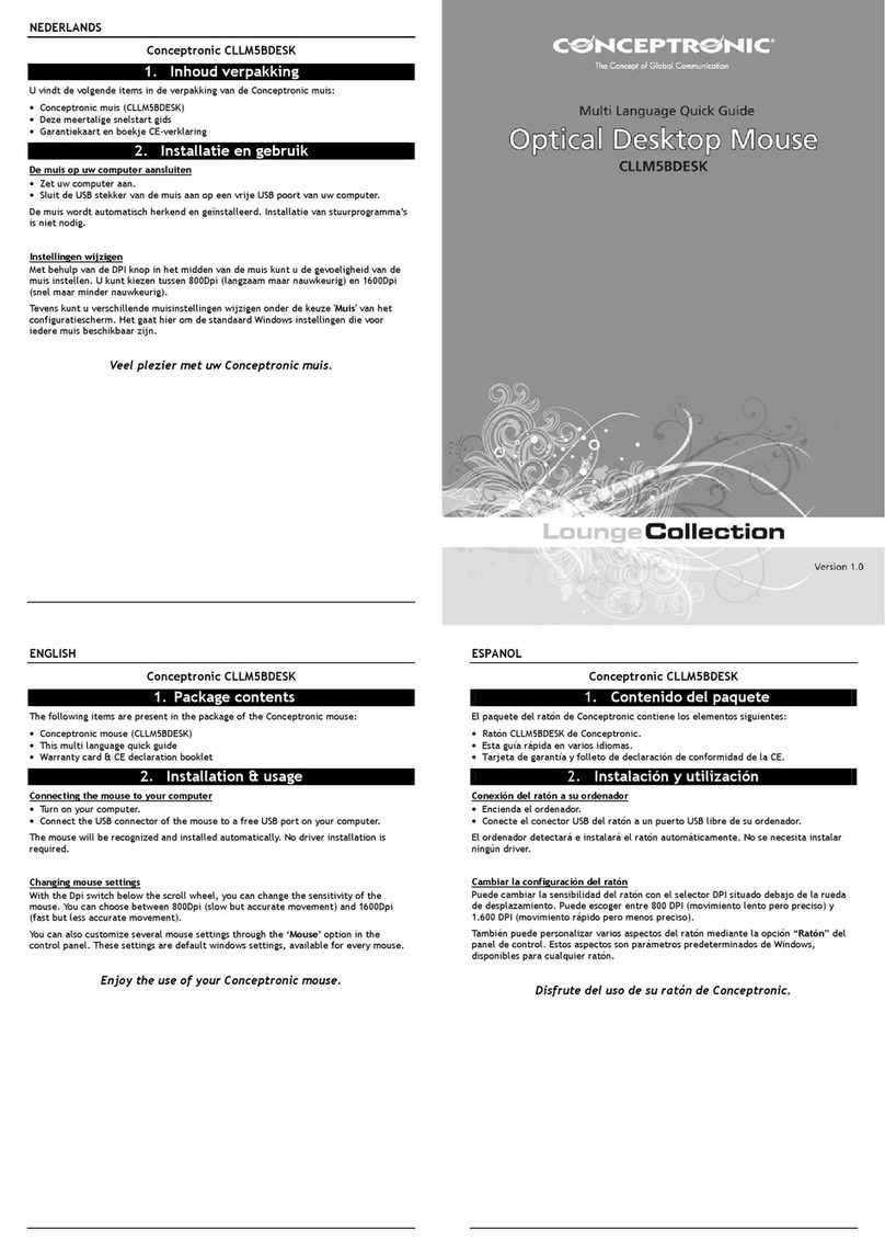 Conceptronic CLLM5BDESK User manual