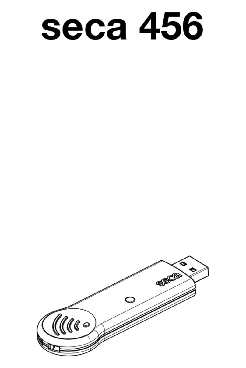 Seca 456 instruction manual