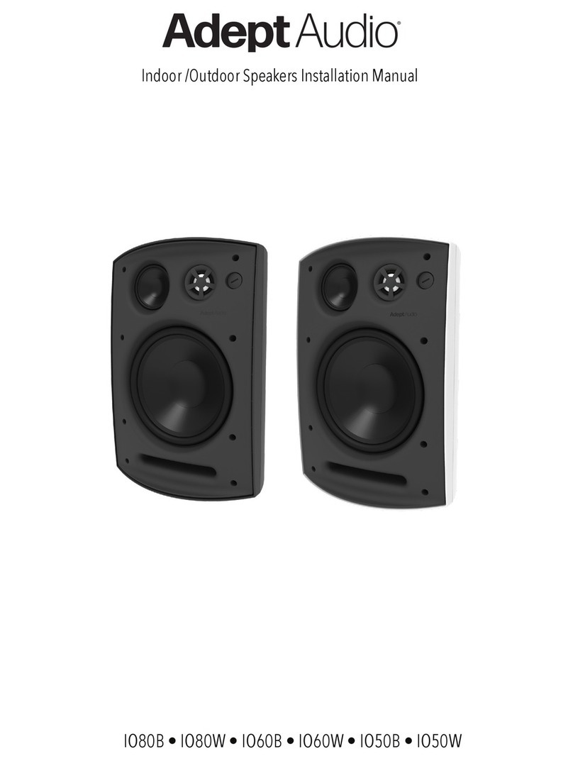 Adept Audio IO80B User manual