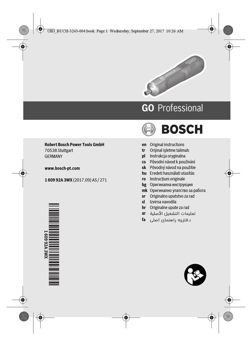 Bosch GO Professional User manual