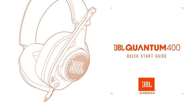 Harman JBL Quantum 400 quick start guide