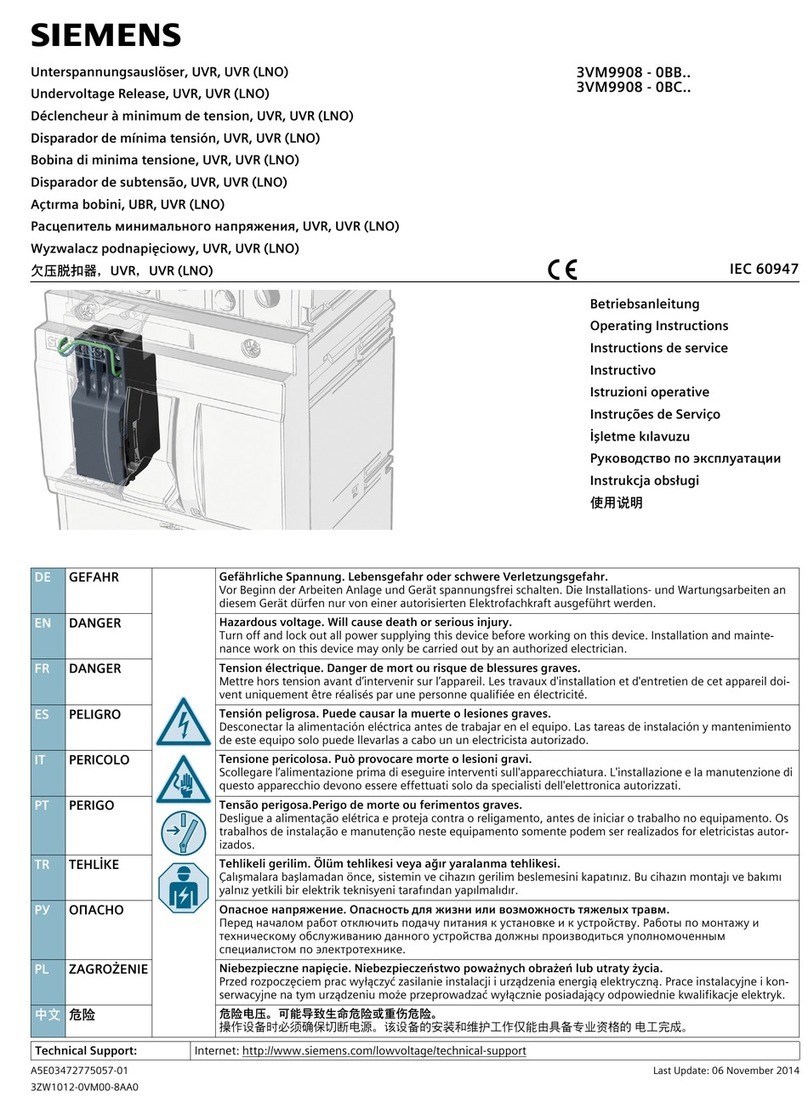Siemens UVR User manual