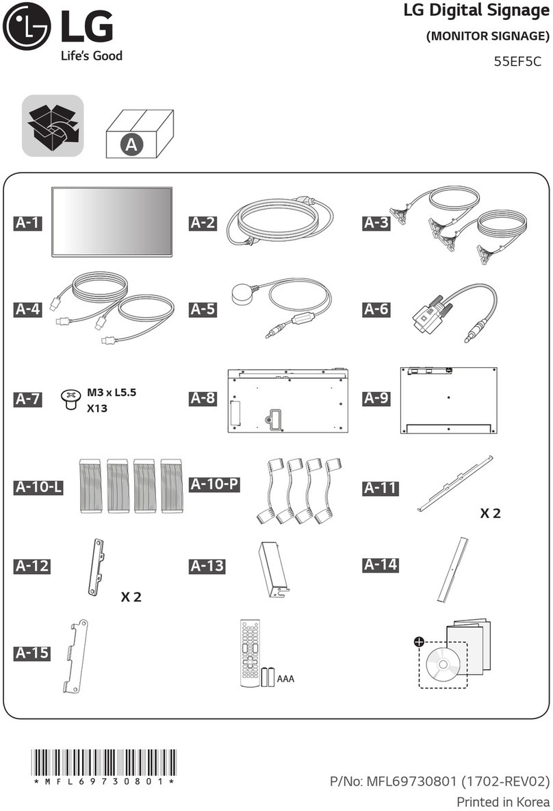 LG 55EF5C Series User manual