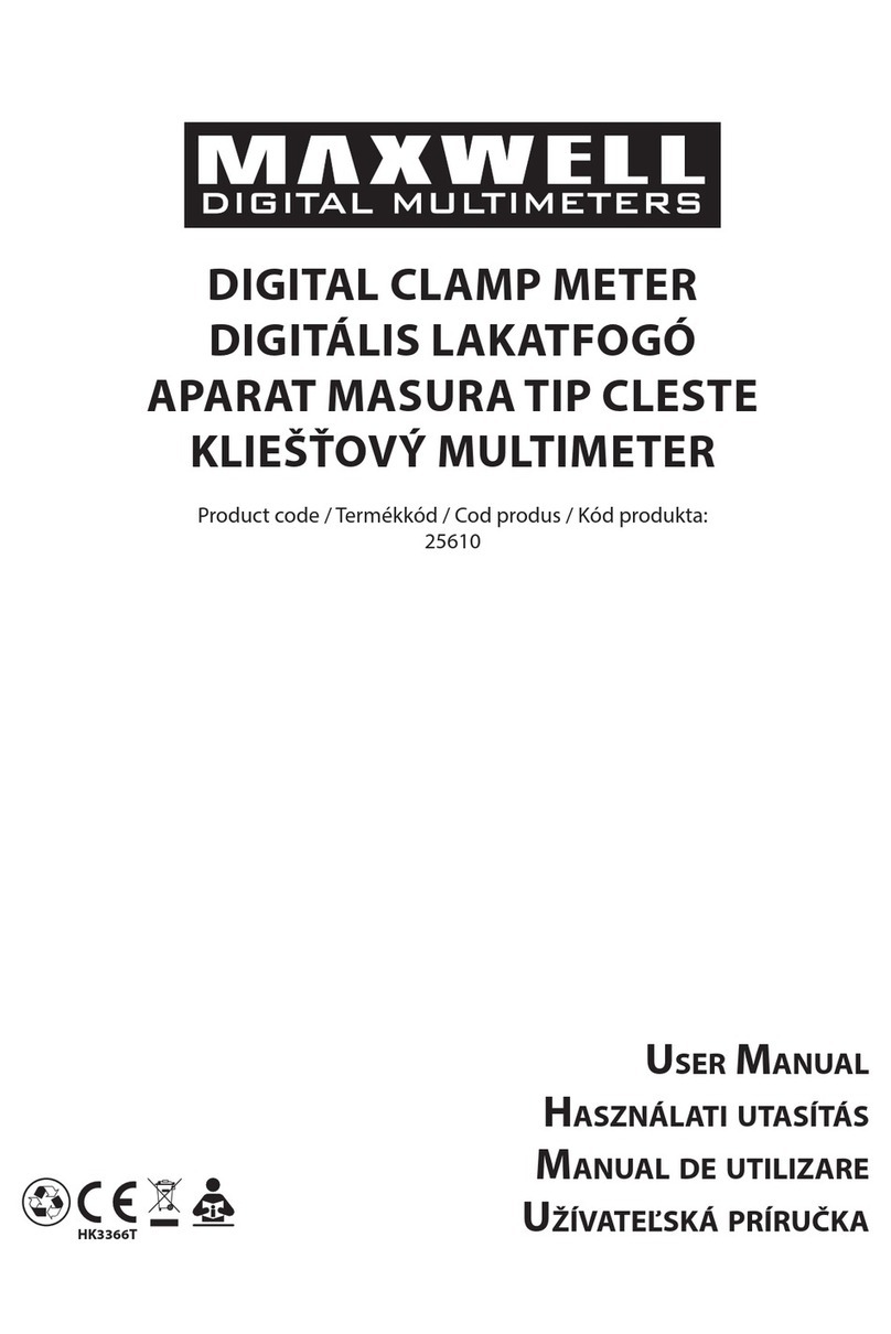 Maxwell Digital Multimeters 25610 user manual