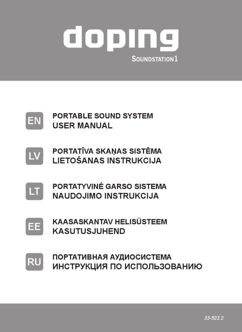 doping Soundstation 1 user manual