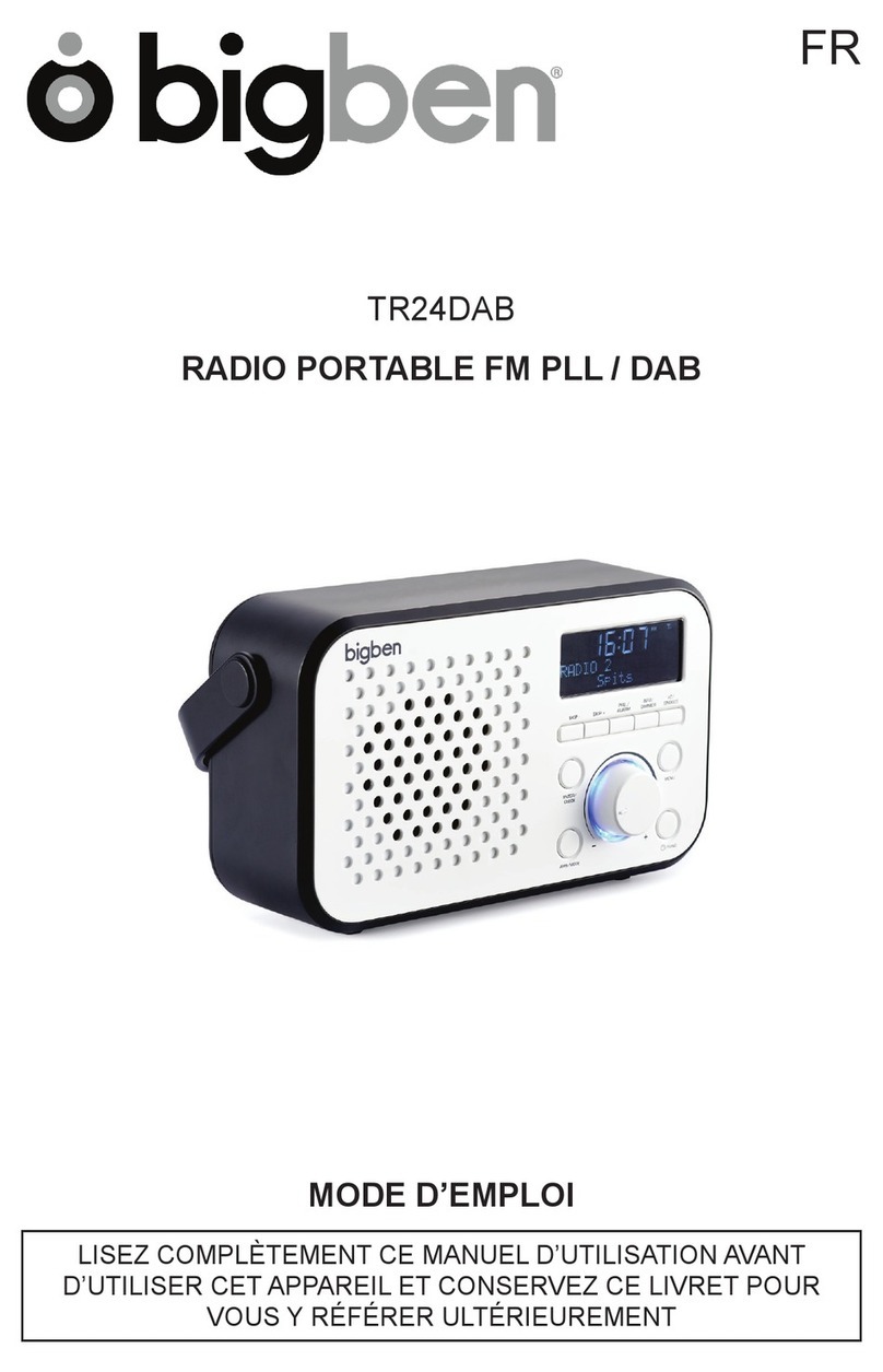 Bigben TR24DAB operating instructions