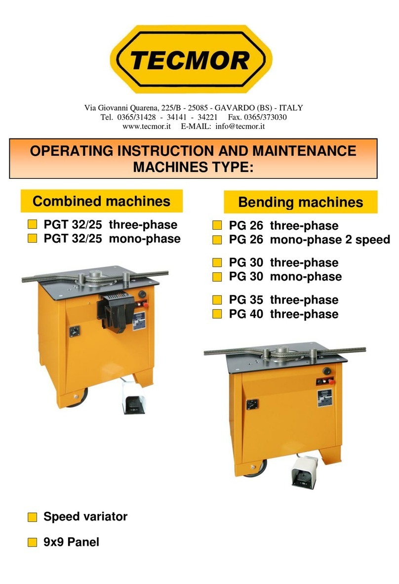 TECMOR PGT 32/25 three-phase Instructions for use