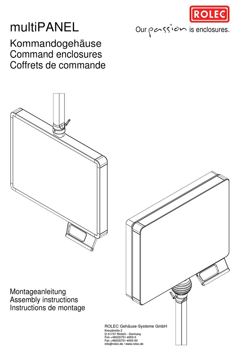 ROLEC multiPANEL Series Assembly instructions