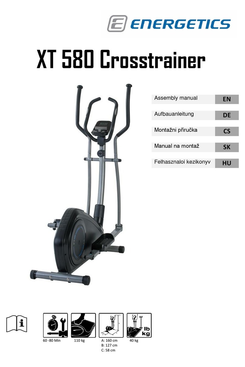 Energetics XT 580 User manual