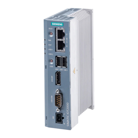 Siemens SIMATIC IOT2050 User manual Siemens SIMATIC IOT2050 User manual