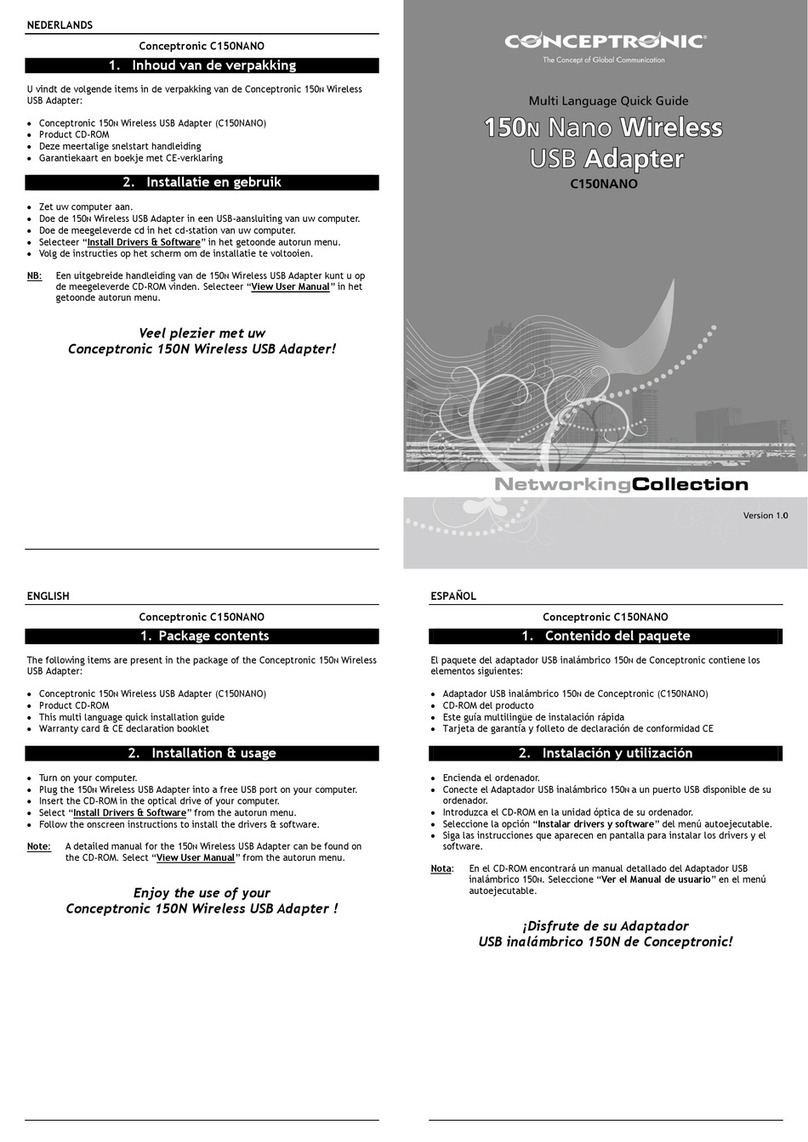 Conceptronic C150NANO User manual
