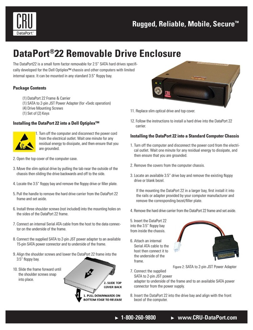 CRU DataPort 22 quick guide