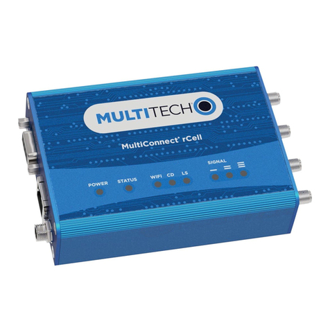 Multitech MultiConnect rCell 100 Series User manual Multitech MultiConnect rCell 100 Series User manual