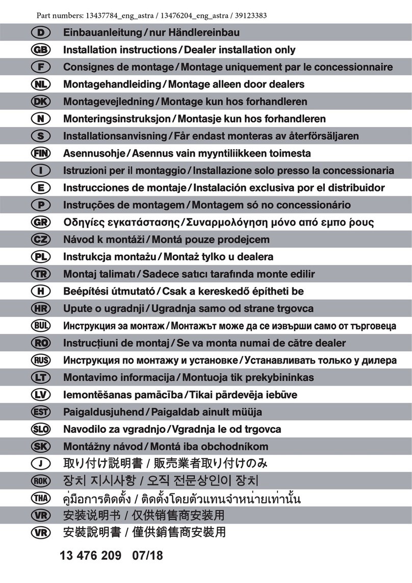 Webasto thermo top evo Operator's manual
