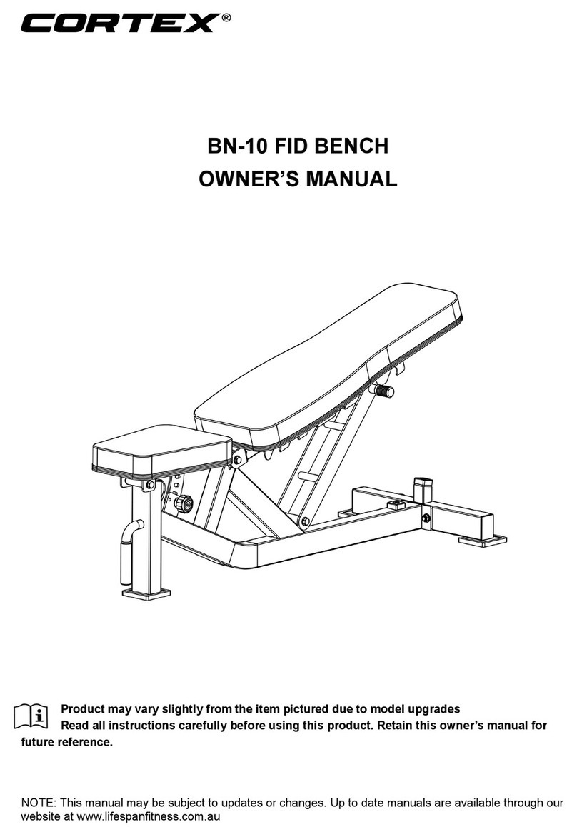 Cortex BN-10 FID BENCH owner's manual