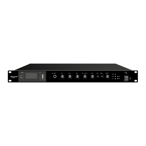 ART+SOUND MX-120M operating manual
