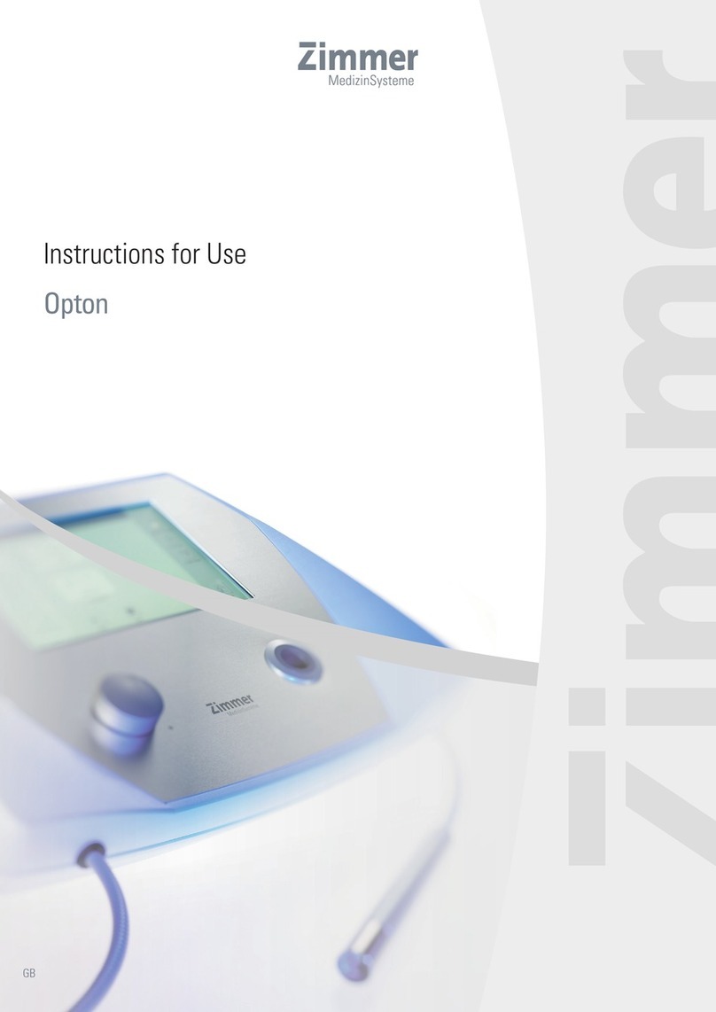 Zimmer Opton User manual Zimmer Opton User manual