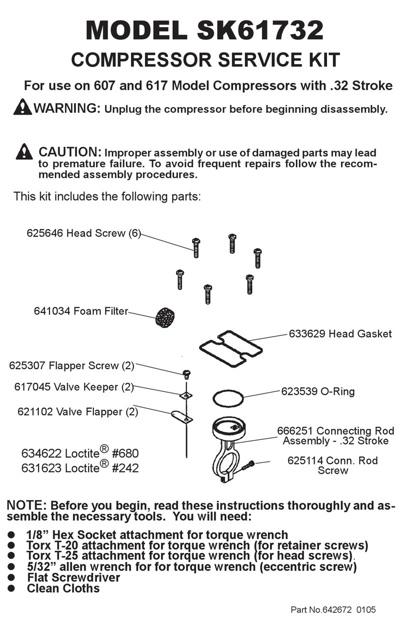 Gardner Denver THOMAS SK61732 manual