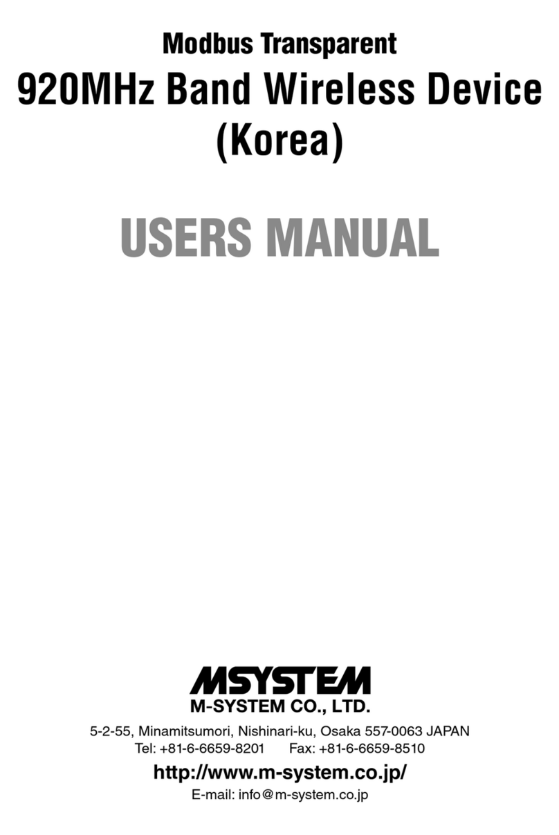 M-system WL40EW2KR user manual