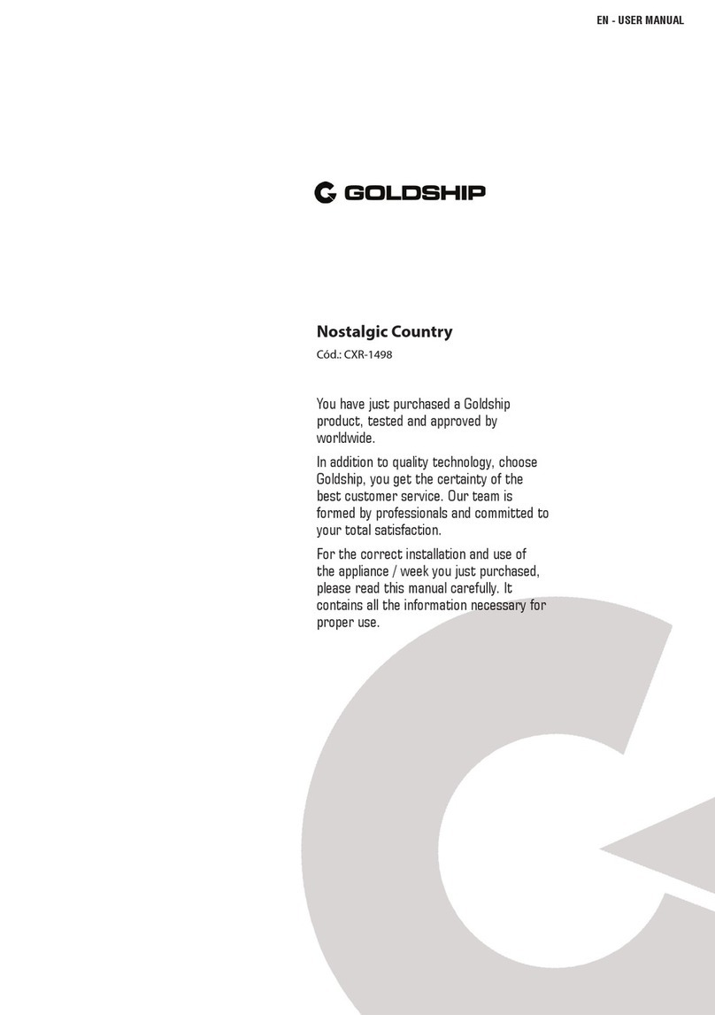 GOLDSHIP Nostalgic Country CXR-1498 user manual