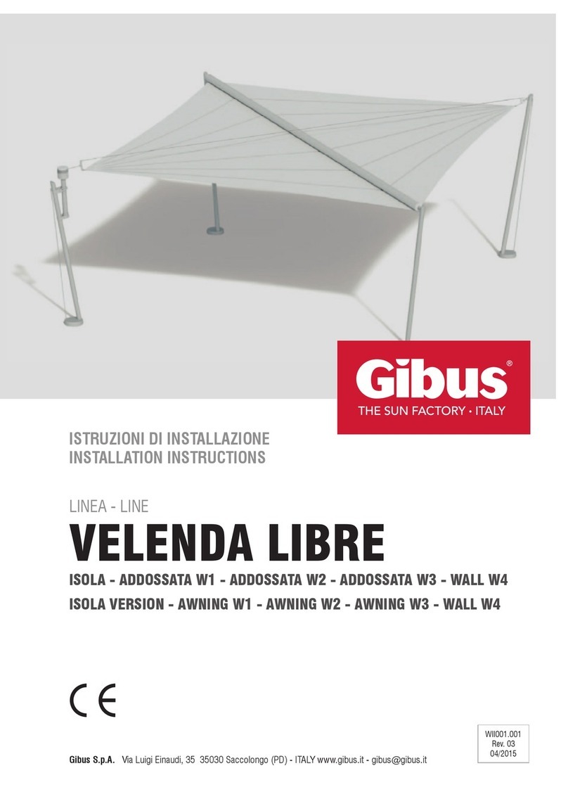 Gibus VELENDA LIBRE Series installation instructions