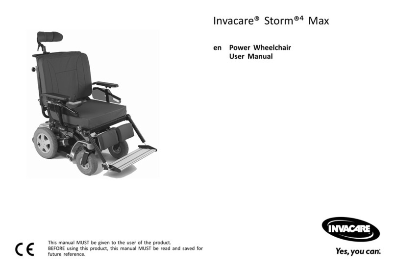 Invacare Storm 4 Max User manual