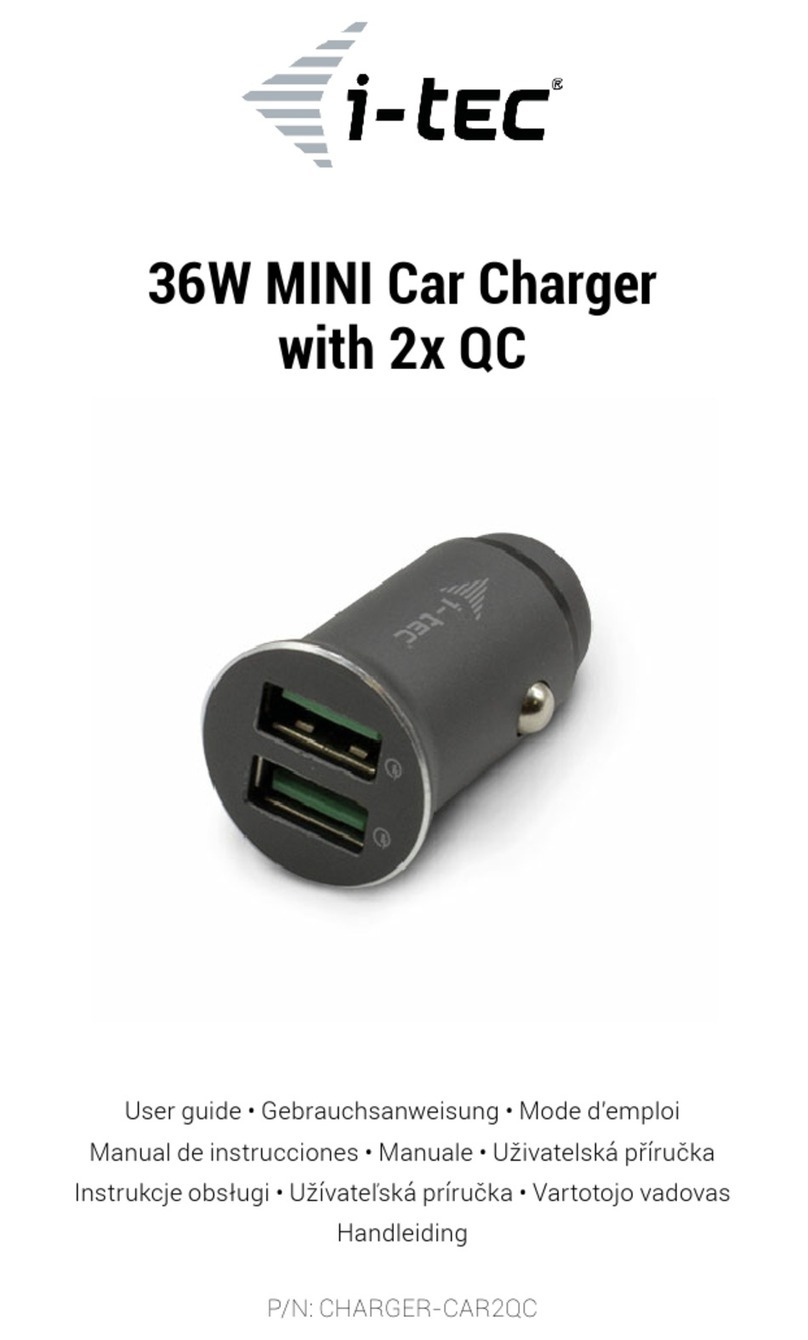 Itec CHARGER-CAR2QC user guide