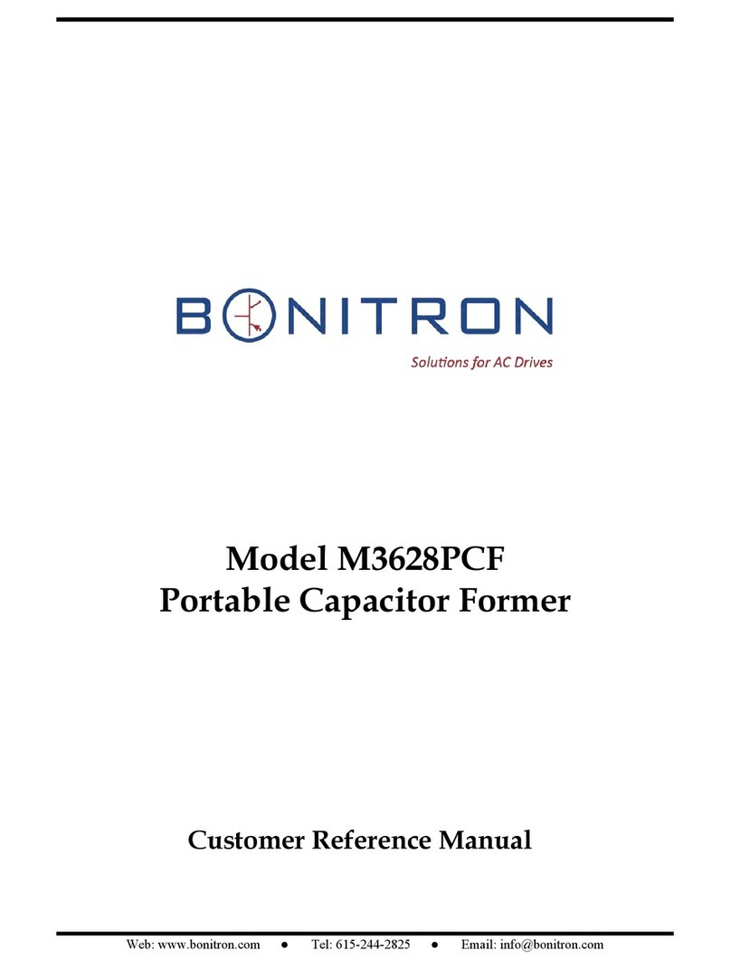 bonitron M3628PCF Customer Reference Manual