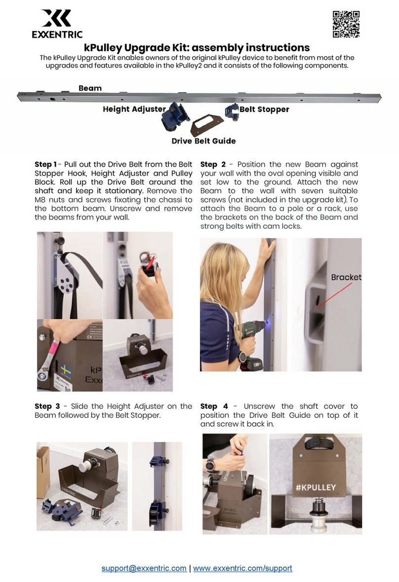 Exxentric kPulley Upgrade Kit Assembly instructions