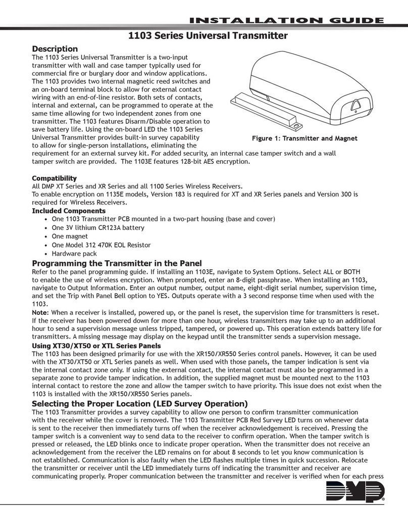 DMP Electronics 1103 Series User manual