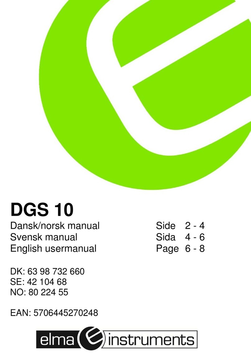 Elma Instruments DGS-10 User manual