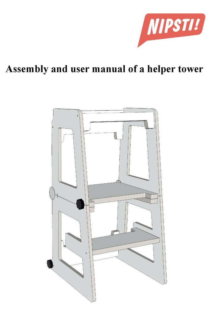 Nipsti Helper tower Use and care manual