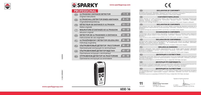 Sparky Group UDD 16 Original instructions