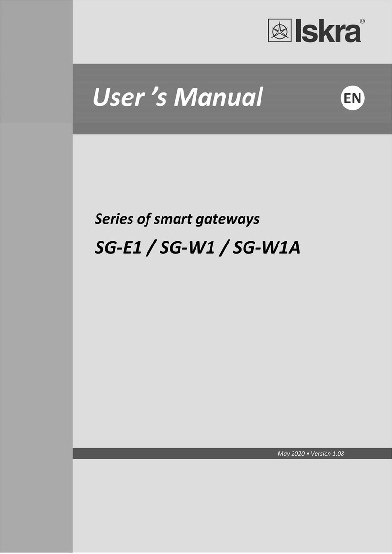 Iskra SG-E1 Series user manual
