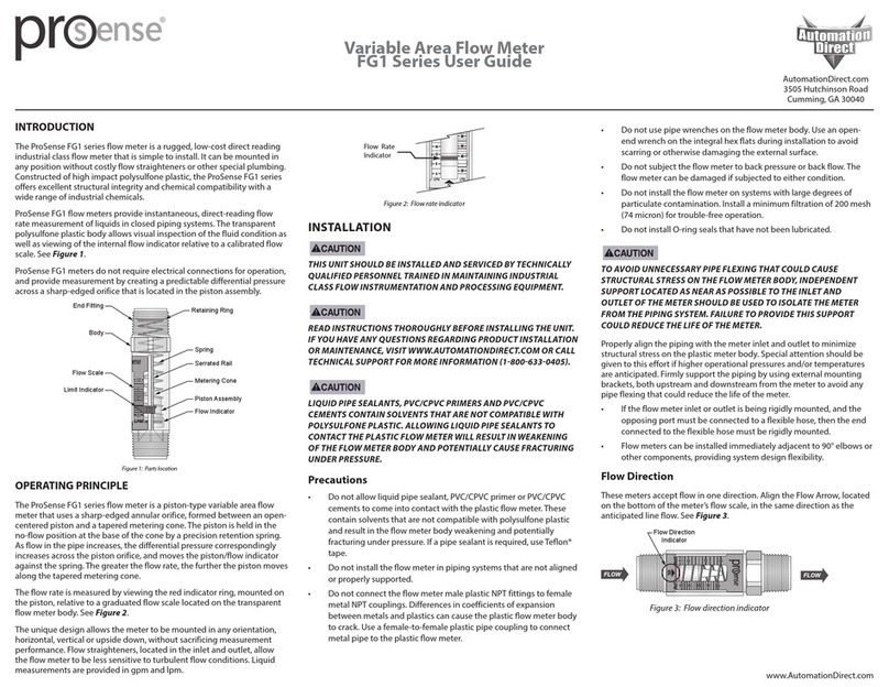 AutomationDirect ProSense FG1 Series user guide