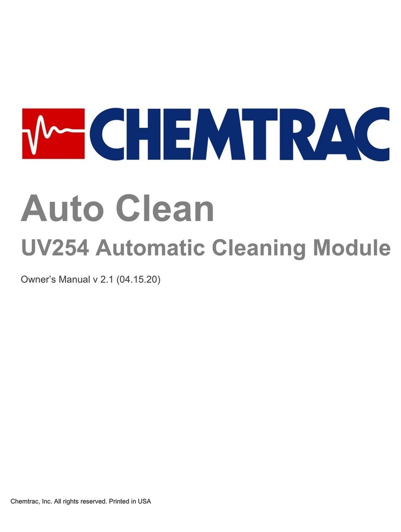 Chemtrac Auto Clean UV254 owner's manual