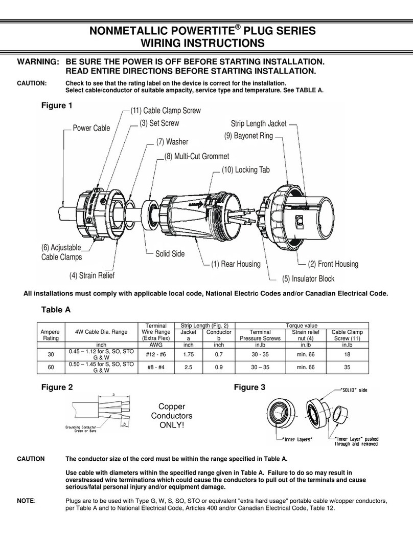 Appleton POWERTITE Series User manual